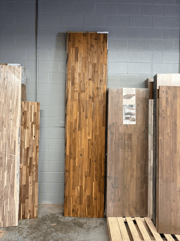 120 x 25.5 x 1.5 Golden Teak Acacia Countertop