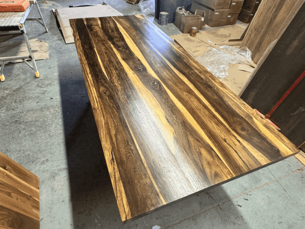 78.7 x 31.5 x 1.2 Clear Senna Wood Countertop - Straight Edge Both Sides - Image 2