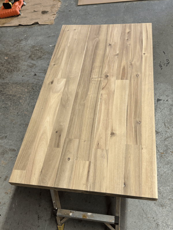 120 x 25.5 x 1.5 Unfinished Acacia Wood Countertop - Wide Plank (Edge-Glued) - Image 2