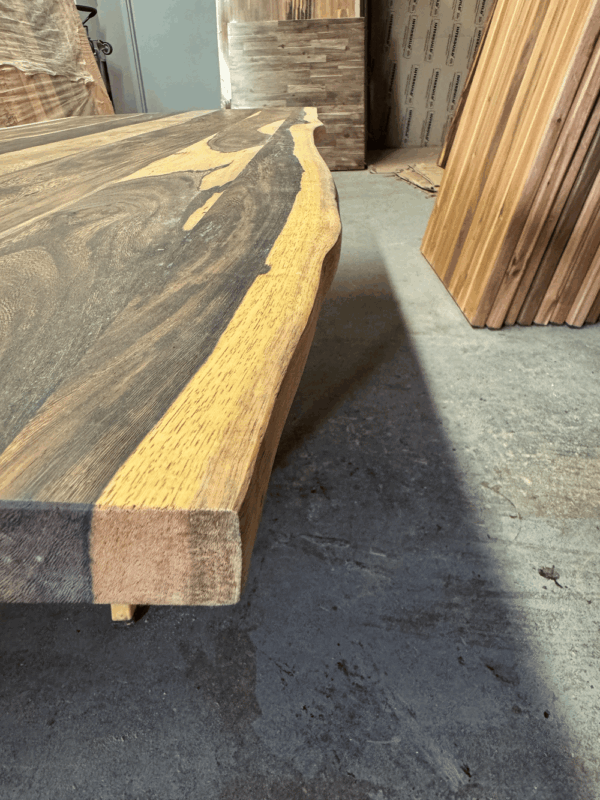 78.7 x 31.5 x 1.2 Clear Senna Wood Countertop - Live Edge Both Sides - Image 2