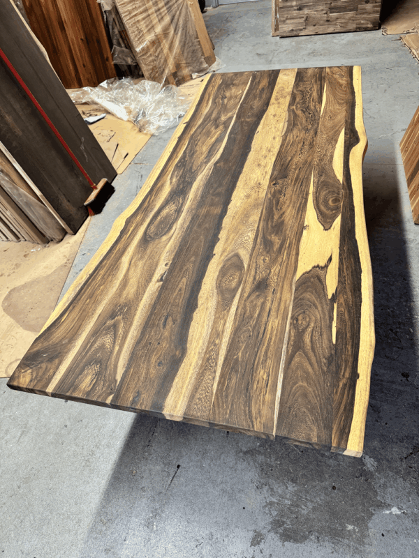 78.7 x 31.5 x 1.2 Clear Senna Wood Countertop - Live Edge Both Sides - Image 4