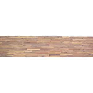 96 x 25.5 x 1.5 Acacia Rustic Organic White